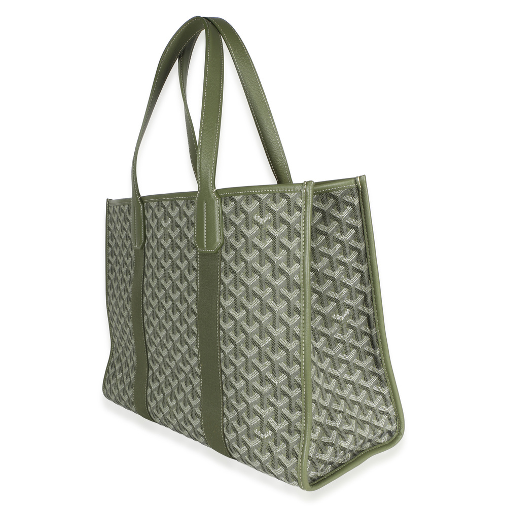 Goyard Khaki Goyardine Canvas Villette Tote - Picture 4 of 5